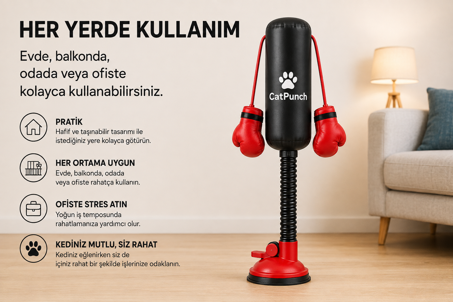 Kedi Boks Torbası