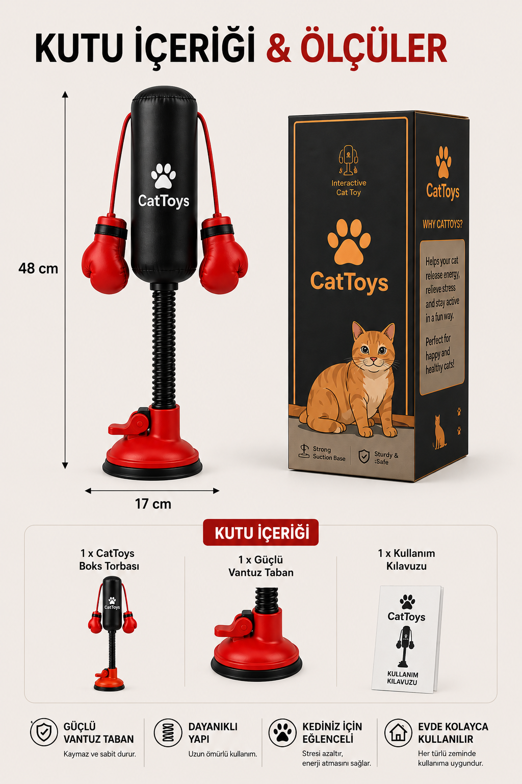 Kedi Boks Torbası